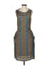 Marc by Marc Jacobs 100% Polyester Graphic Blue Cocktail Dress Size S - photo 1