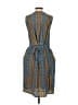 Marc by Marc Jacobs 100% Polyester Graphic Blue Cocktail Dress Size S - photo 2