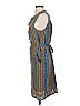 Marc by Marc Jacobs 100% Polyester Graphic Blue Cocktail Dress Size S - photo 5