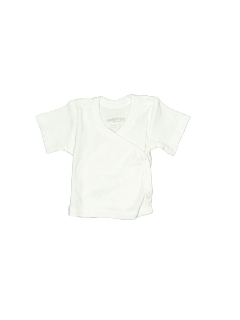 Pre-owned Mighty Goods Babies' Short Sleeve T-shirt In White