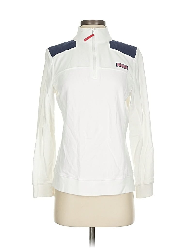 Pre-owned Vineyard Vines Sweatshirt In White