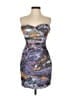 BCBGMAXAZRIA Print Purple Cocktail Dress Size 4 - photo 1