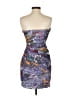 BCBGMAXAZRIA Print Purple Cocktail Dress Size 4 - photo 2