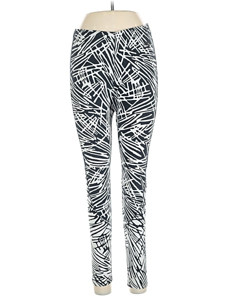 Pre-owned Nike Leggings In Silver