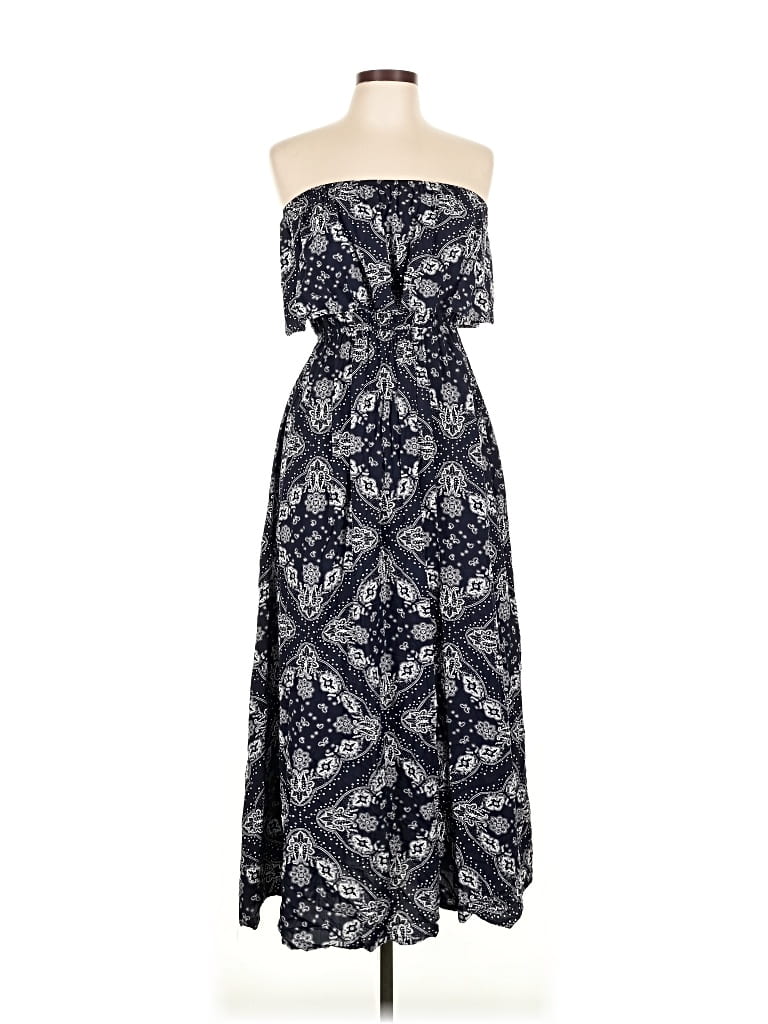 Pre-owned Yidarton Casual Dress In Blue