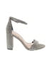 Sam Edelman Gray Silver Heels Size 10 - photo 1