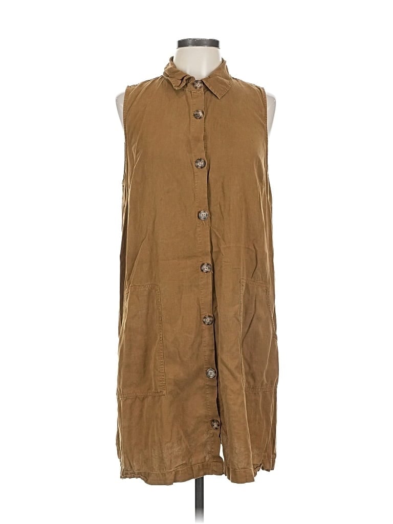 Pre-owned Lou & Grey Casual Dress In Brown