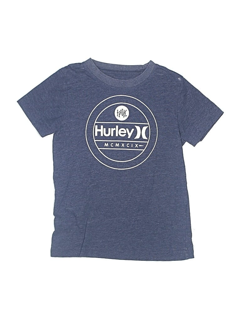 Pre-owned Hurley Kids'  Short Sleeve T-shirt In Blue
