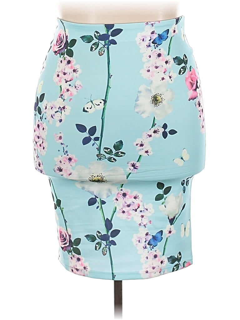 Pre-owned Assorted Brands Casual Skirt In Blue