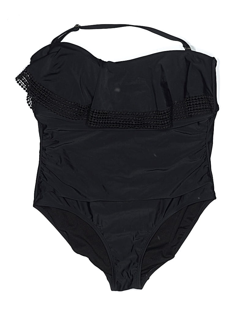 Pre-owned Kona Sol One Piece Swimsuit In Black