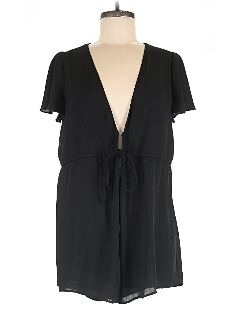 Pre-owned Show Me Your Mumu Romper In Black