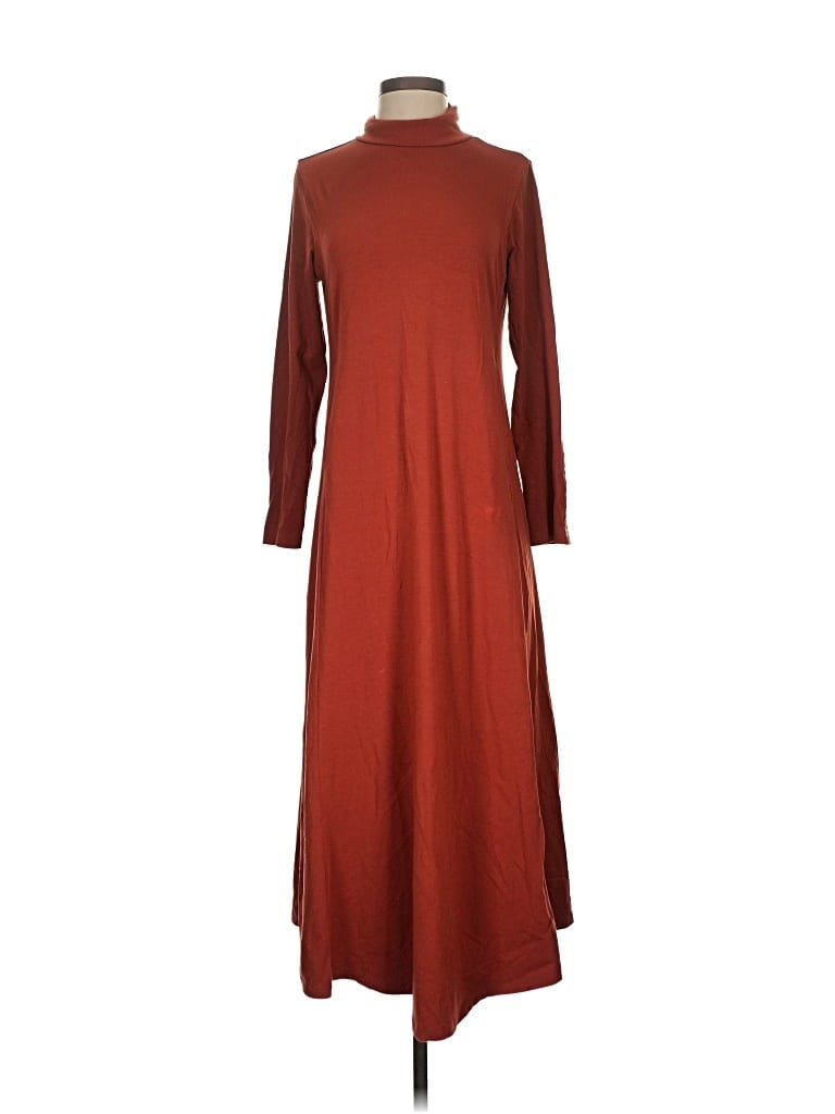 Pre-owned Soft Surroundings Casual Dress In Burgundy