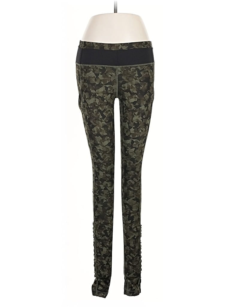 Pre-owned Lululemon Athletica Active Pants In Green