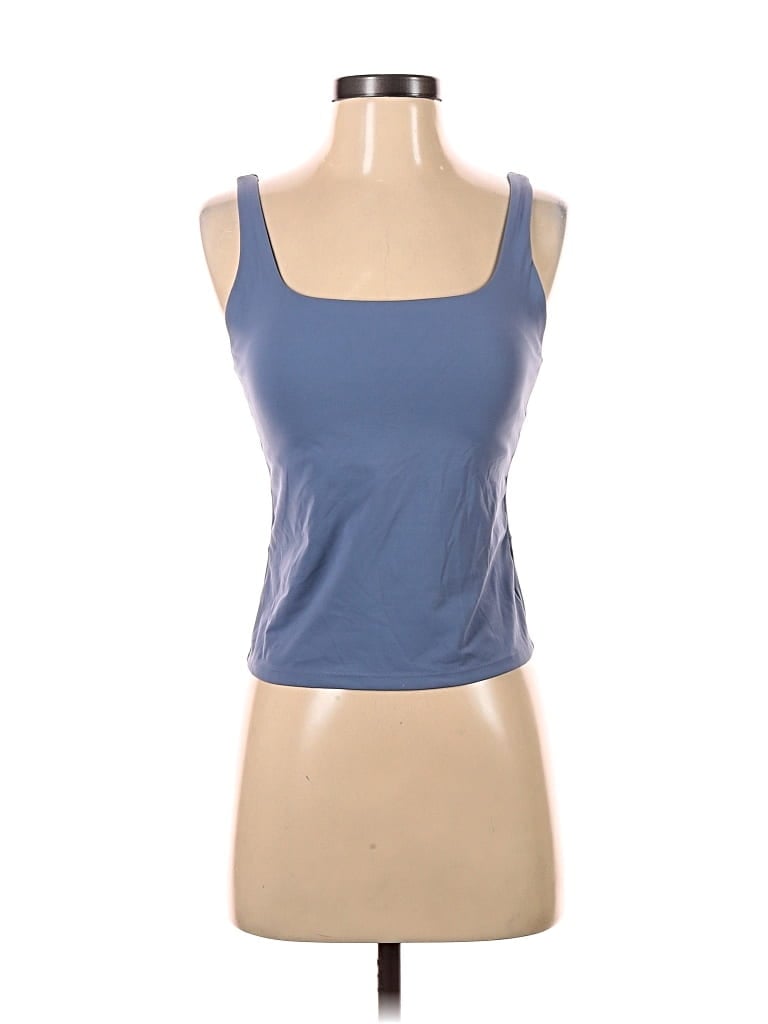 Pre-owned Flx Tank Top Blue Strapless Neckline Tops