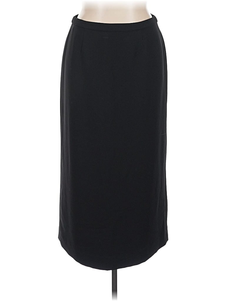 Pre-owned Kasper Formal Skirt In Black
