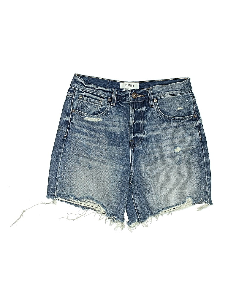 Pre-owned Pistola Denim Shorts In Blue
