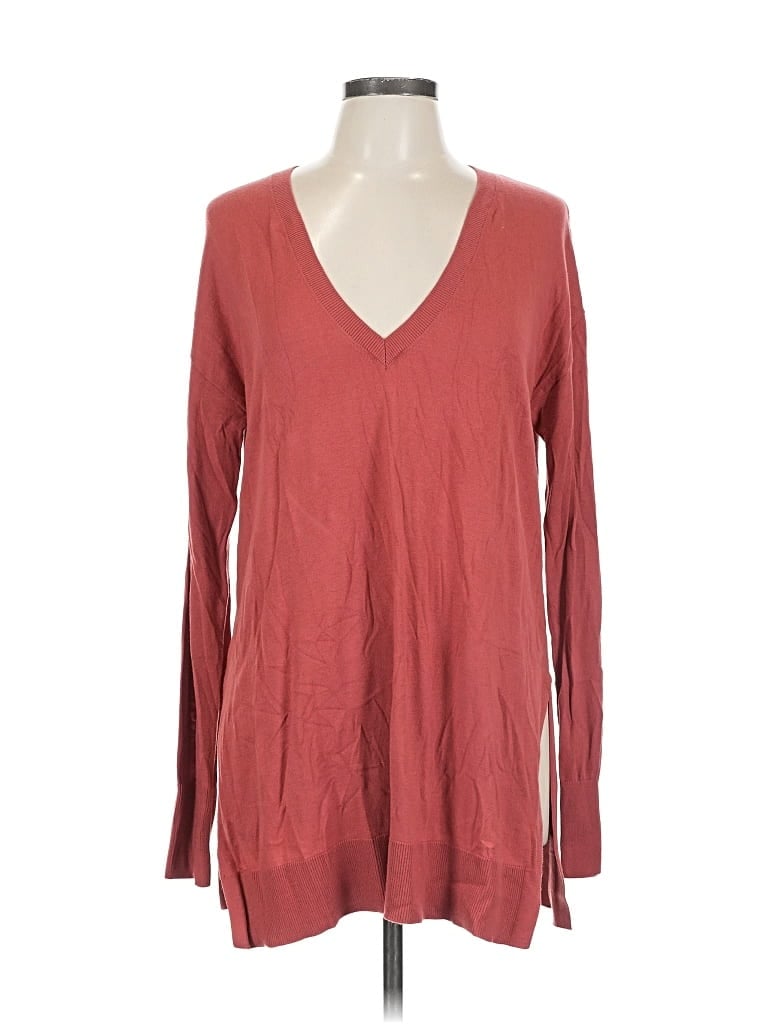 Pre-owned Halogen Pullover Sweater In Red