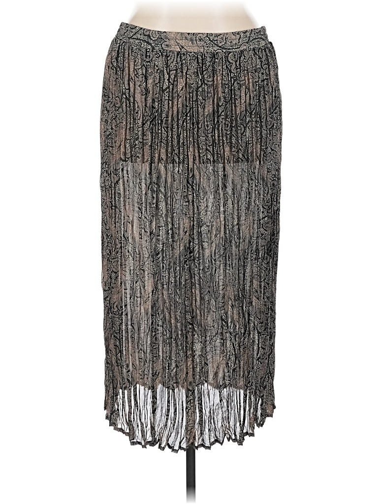 Pre-owned Worthington Casual Skirt In Silver