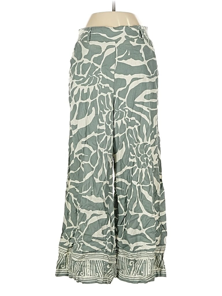 Pre-owned Rachel Zoe Tjx Linen Pants In Green