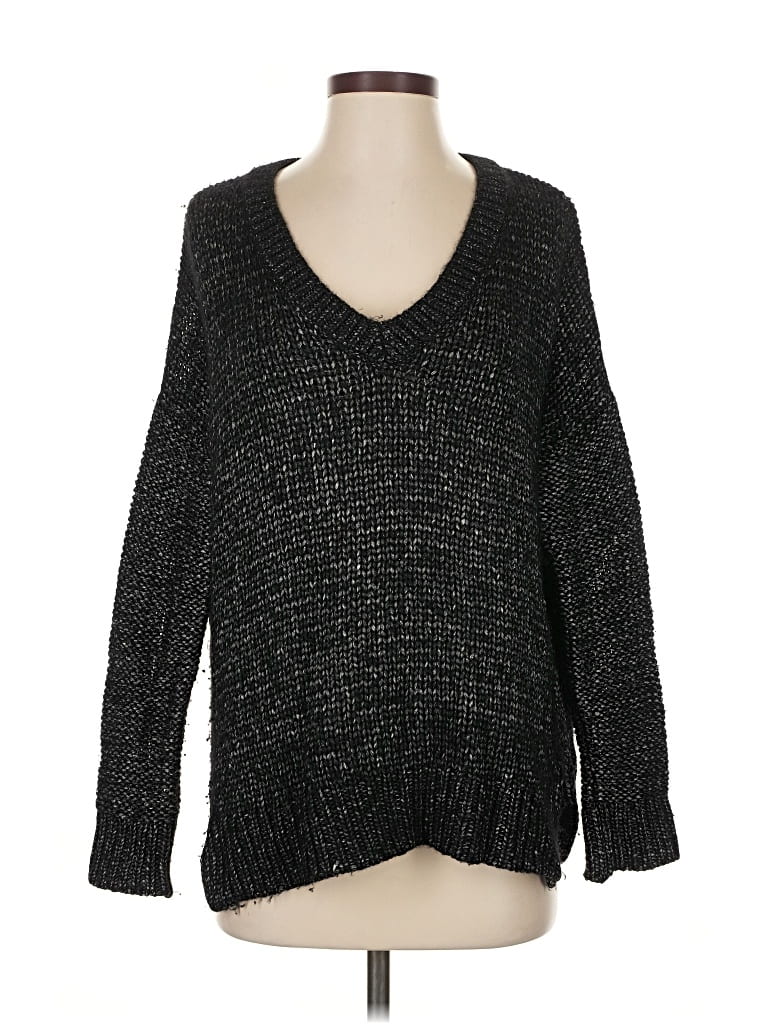 Pre-owned Vince Pullover Sweater In Black