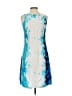 Kai 100% Rayon Tie-dye Blue Cocktail Dress Size S - photo 2