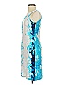 Kai 100% Rayon Tie-dye Blue Cocktail Dress Size S - photo 5