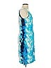 Kai 100% Rayon Tie-dye Blue Cocktail Dress Size S - photo 4