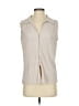 Elie Tahari 100% Polyester Tan Ivory Sleeveless Blouse Size S - photo 1