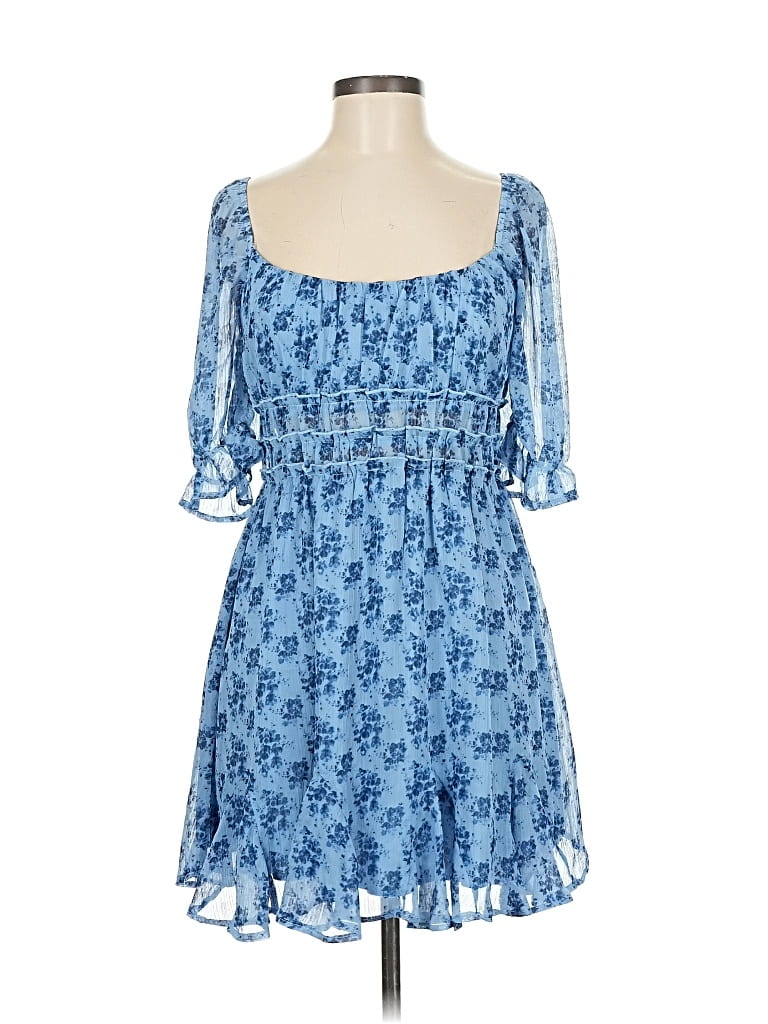 Pre-owned Trixxi Casual Dress In Blue