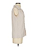 Elie Tahari 100% Polyester Tan Ivory Sleeveless Blouse Size S - photo 4