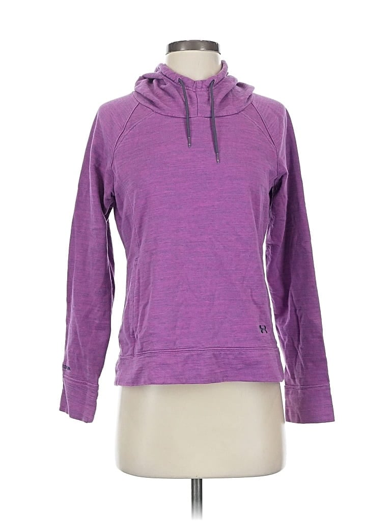 Pre-owned Under Armour Pullover Hoodie In Purple
