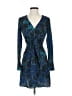 Parker Paisley Blue Cocktail Dress Size 0 - photo 1