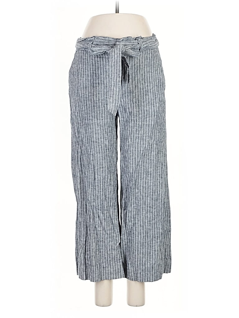Pre-owned Banana Republic Factory Store Linen Pants In Gray