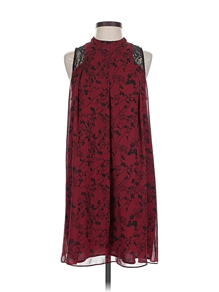 Pre-owned Bcbgeneration Casual Dress In Burgundy
