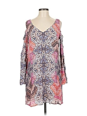 Lavender Brown Casual Dress (view 1)