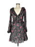 Topshop Floral Black Cocktail Dress Size 8 - photo 1