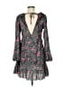 Topshop Floral Black Cocktail Dress Size 8 - photo 2