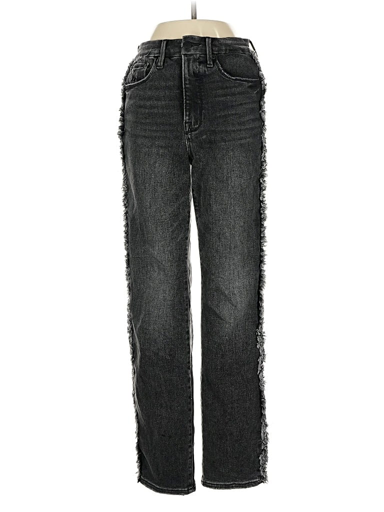 Pre-owned Good American Jeans In Black