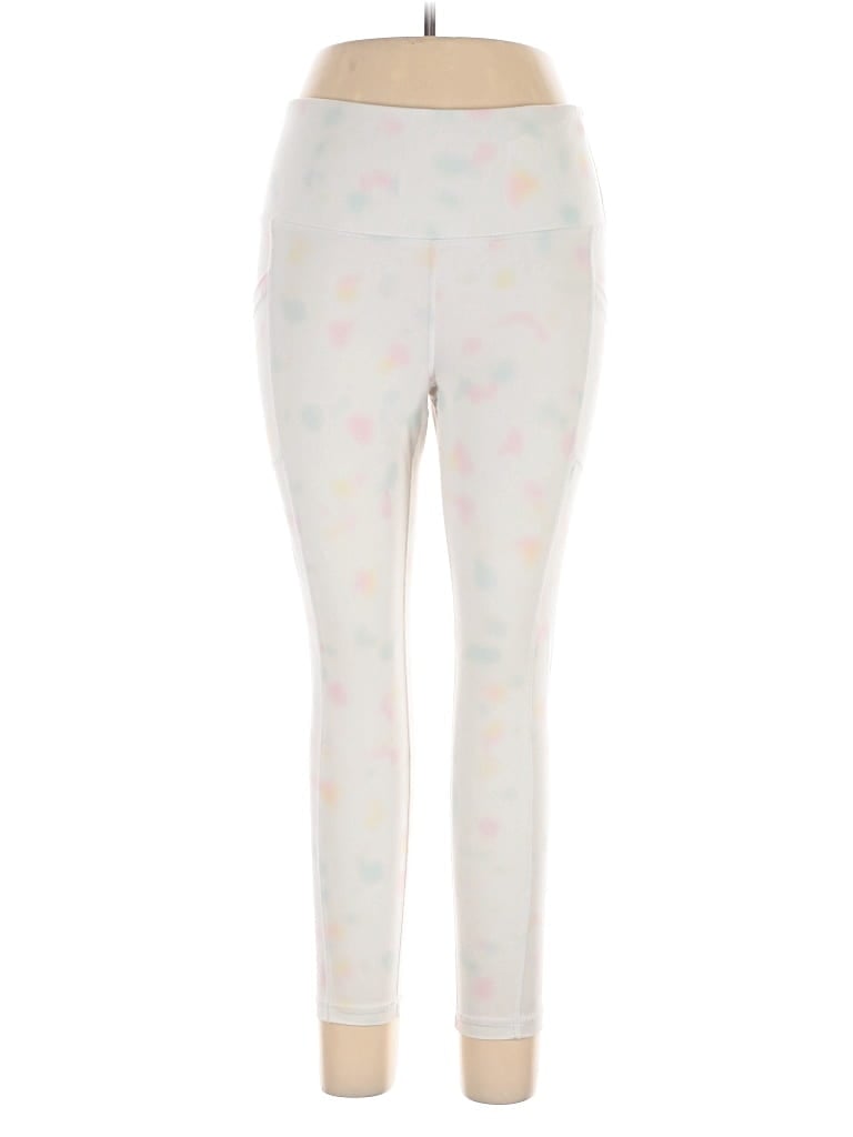 Pre-owned Yogalicious Active Pants In White