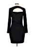 Express Solid Black Cocktail Dress Size L - photo 2