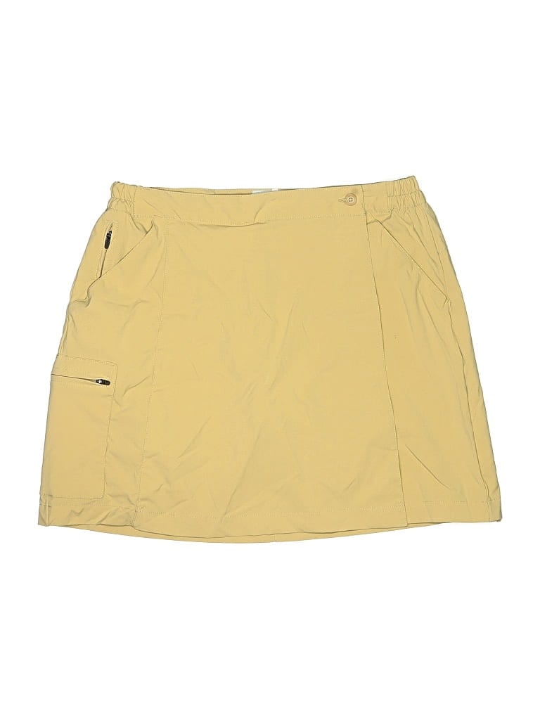 Pre-owned L.l.bean Skort In Yellow