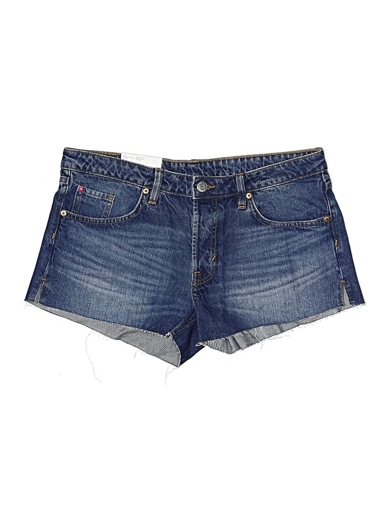 Monki Denim Shorts In Blue