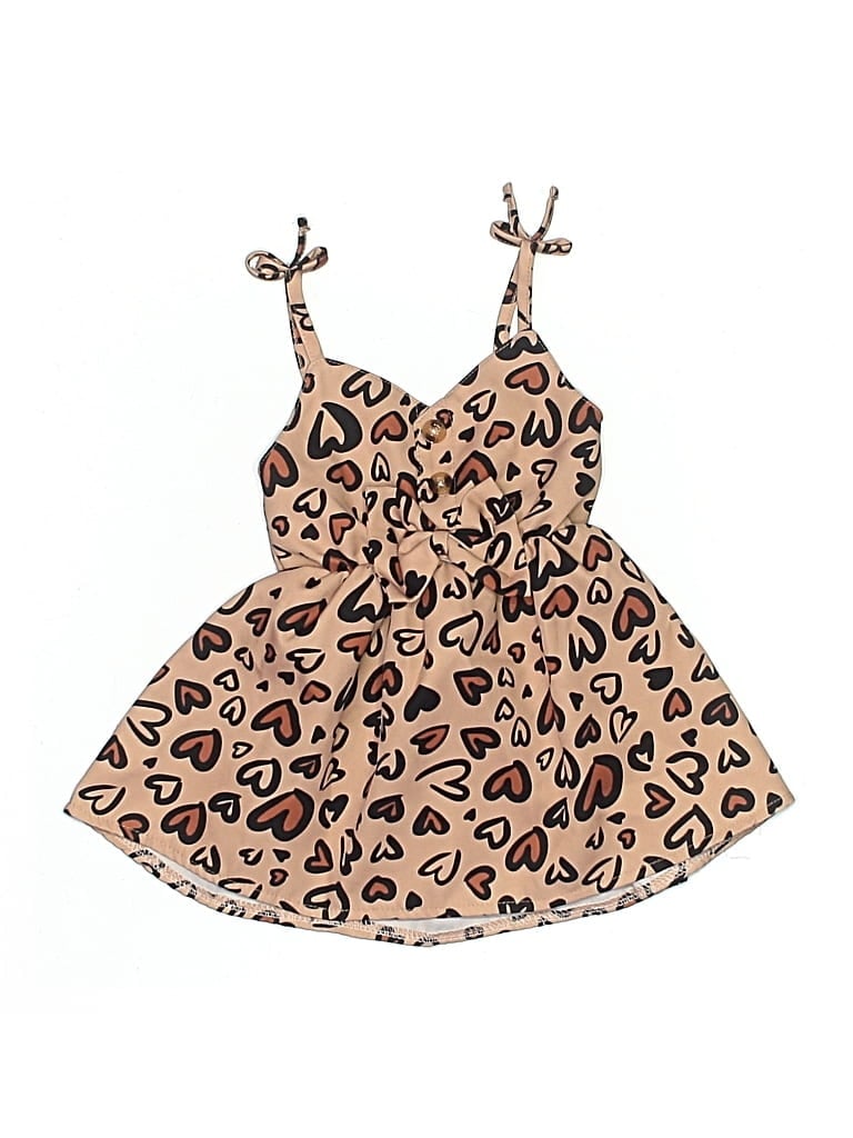 Pre-owned Unbranded Babies' Dress In Brown
