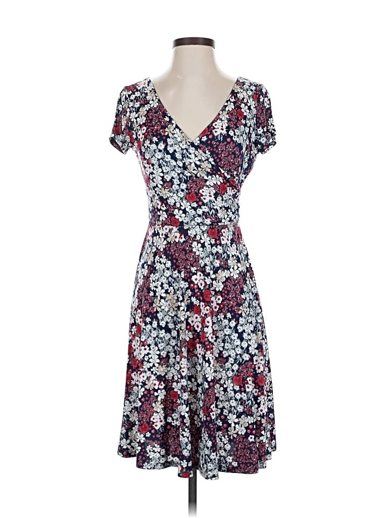 Pre-owned Kaileigh Casual Dress In Burgundy