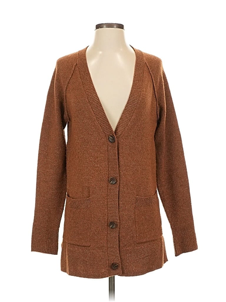 Pre-owned Sonoma Goods For Life Cardigan Sweater In Brown