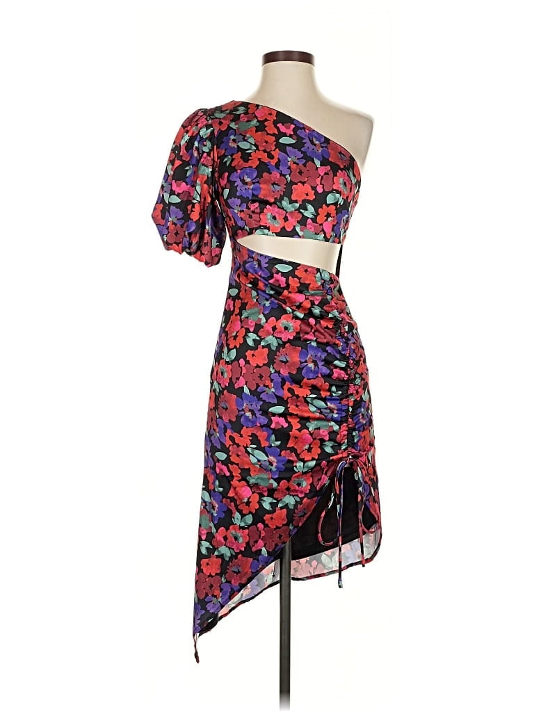 Pre-owned Dee Elly Cocktail Dress In Purple