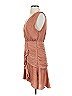 Storia 100% Polyester Tan Pink Cocktail Dress Size S - photo 5