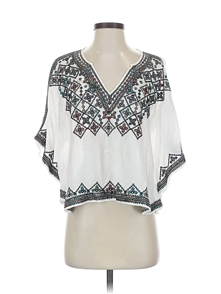 Pre-owned Love Sam Cardigan Sweater In White