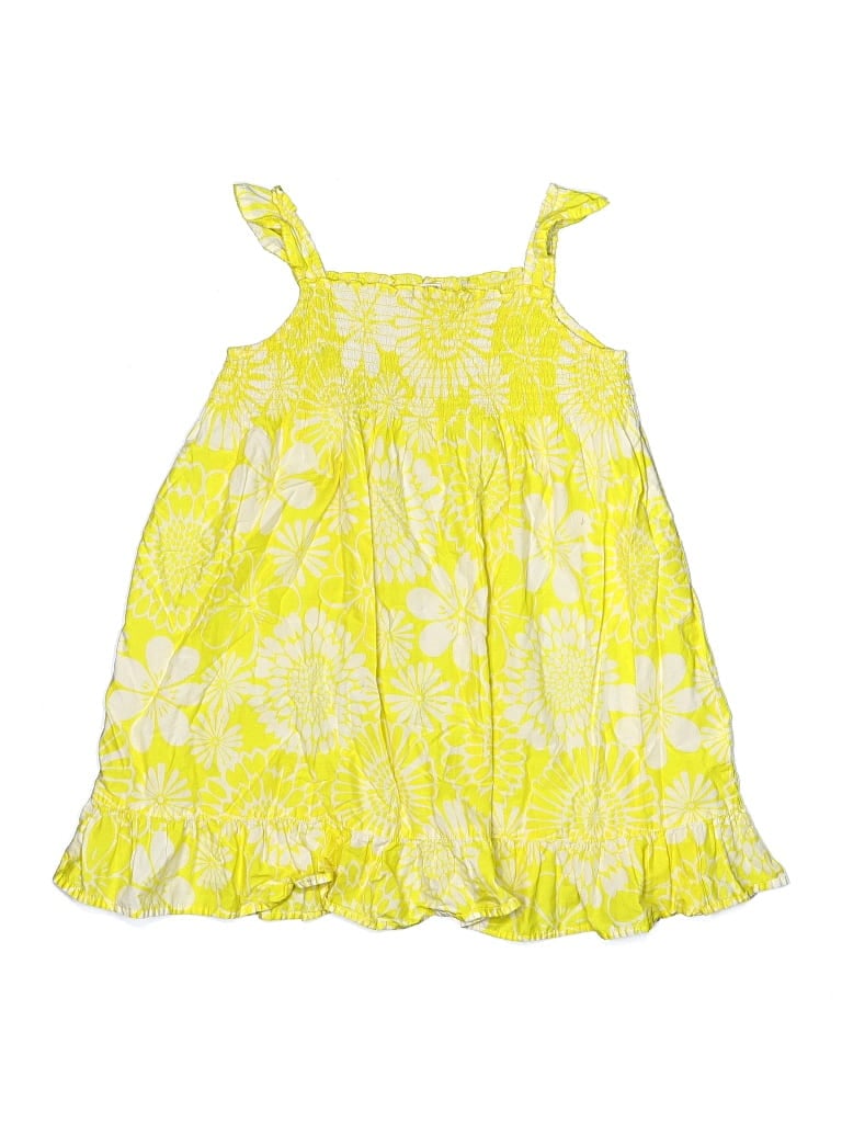 Pre-owned Carter's Kids' Dress In Yellow
