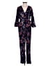 Maeve 100% Rayon Paisley Blue Jumpsuit Size 2 - photo 1